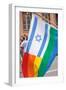 Israel Rainbow Flag-RDStockPhotos-Framed Photographic Print