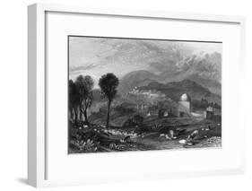 Israel Ramah-J. M. W. Turner-Framed Art Print