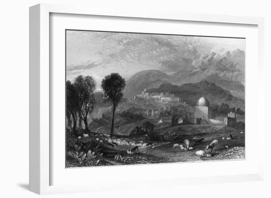 Israel Ramah-J. M. W. Turner-Framed Art Print