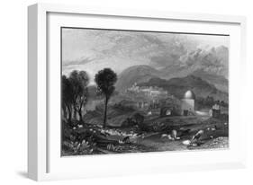Israel Ramah-J. M. W. Turner-Framed Art Print