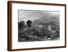 Israel Ramah-J. M. W. Turner-Framed Art Print