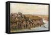 Israel River Jordan-null-Framed Stretched Canvas