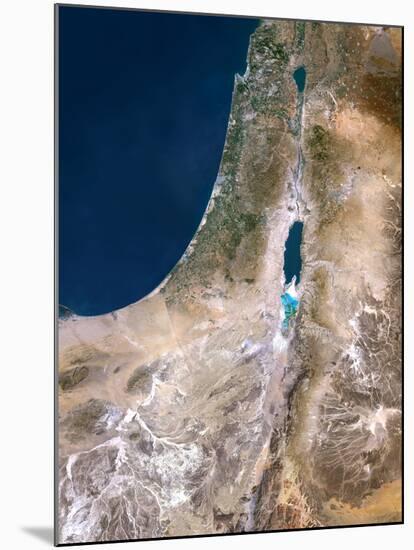 Israel, Satellite Image-PLANETOBSERVER-Mounted Photographic Print