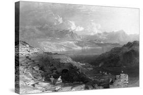 Israel Sea of Galilee-Thomas Allom-Stretched Canvas