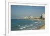 Israel, Tel Aviv, beach along the coastline-Michele Molinari-Framed Photographic Print