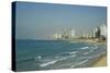 Israel, Tel Aviv, beach along the coastline-Michele Molinari-Stretched Canvas