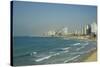 Israel, Tel Aviv, beach along the coastline-Michele Molinari-Stretched Canvas