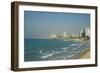 Israel, Tel Aviv, beach along the coastline-Michele Molinari-Framed Photographic Print