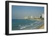 Israel, Tel Aviv, beach along the coastline-Michele Molinari-Framed Photographic Print