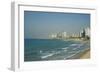 Israel, Tel Aviv, beach along the coastline-Michele Molinari-Framed Photographic Print