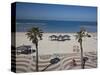 Israel, Tel Aviv Beach Walkway-Walter Bibikow-Stretched Canvas