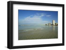 Israel, Tel Aviv. Coastline and beach-Michele Molinari-Framed Photographic Print