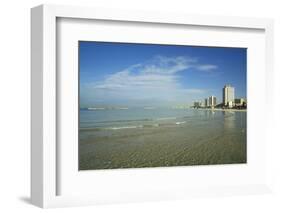 Israel, Tel Aviv. Coastline and beach-Michele Molinari-Framed Photographic Print