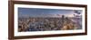 Israel, Tel Aviv, Elevated Dusk View of Beachfront Hotel-Gavin Hellier-Framed Photographic Print