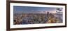 Israel, Tel Aviv, Elevated Dusk View of Beachfront Hotel-Gavin Hellier-Framed Photographic Print