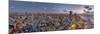 Israel, Tel Aviv, Elevated Dusk View of Beachfront Hotel-Gavin Hellier-Mounted Photographic Print