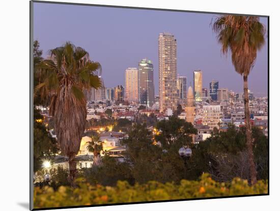 Israel, Tel Aviv, Jaffa, Downtown Buildings Viewed from Hapisgah Gardens Park-Gavin Hellier-Mounted Photographic Print