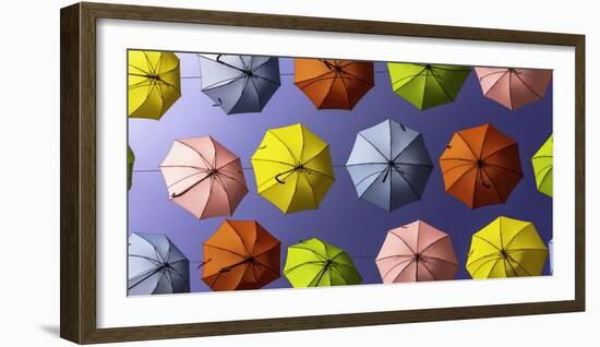 Israel Umbrellas-Art Wolfe-Framed Photographic Print