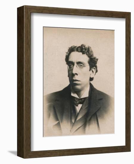 'Israel Zangwill', (1864-1926). British humorist and writer, 1894-1907-Israel Zangwill-Framed Photographic Print