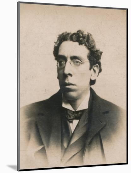 'Israel Zangwill', (1864-1926). British humorist and writer, 1894-1907-Israel Zangwill-Mounted Photographic Print