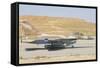 Israeli Air Force F-16 at Nevatim Air Base, Israel-Stocktrek Images-Framed Stretched Canvas