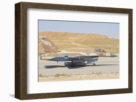 Israeli Air Force F-16 at Nevatim Air Base, Israel-Stocktrek Images-Framed Photographic Print