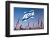 Israeli and American Flags during 3000 Flags for 9-11 Tribute-Joseph Sohm-Framed Photographic Print