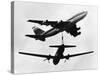 Israeli El Al Boeing 747 and a Propeller HS 748 Nearly Miss One Another, June 1948-null-Stretched Canvas