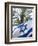 Israeli Flag with Star of David and Palm Tree, Tel Aviv, Israel, Middle East-Merrill Images-Framed Photographic Print