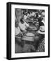 Israeli Men Playing Backgammon-Paul Schutzer-Framed Photographic Print