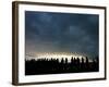 Israeli Rabbi Funeral, Jerusalem, Israel-Oded Balilty-Framed Photographic Print