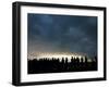 Israeli Rabbi Funeral, Jerusalem, Israel-Oded Balilty-Framed Photographic Print