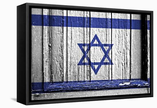 Israelie Flag-budastock-Framed Stretched Canvas