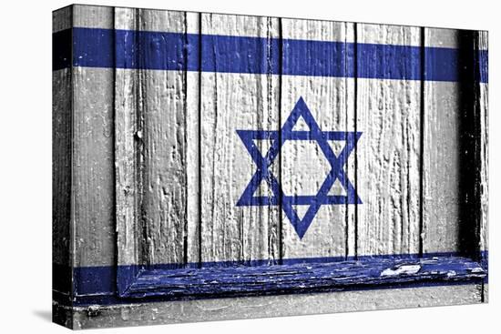 Israelie Flag-budastock-Stretched Canvas