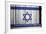 Israelie Flag-budastock-Framed Art Print