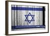 Israelie Flag-budastock-Framed Art Print