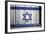 Israelie Flag-budastock-Framed Art Print