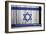 Israelie Flag-budastock-Framed Art Print