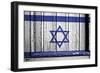 Israelie Flag-budastock-Framed Art Print