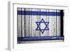 Israelie Flag-budastock-Framed Art Print