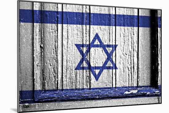 Israelie Flag-budastock-Mounted Art Print