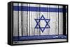 Israelie Flag-budastock-Framed Stretched Canvas