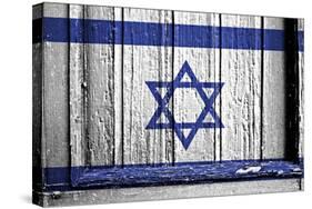 Israelie Flag-budastock-Stretched Canvas