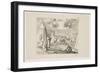 Israelites Gathering Manna-Claude Mellan-Framed Giclee Print