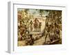 Israelites making bricks iin Egypt Exodus I II:14 - Bible-William Brassey Hole-Framed Giclee Print