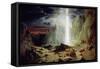 Israelites Passing Through the Wilderness-William West-Framed Stretched Canvas