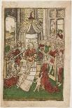 The Dance at the Court of Herod, C. 1500-Israhel van Meckenem the younger-Framed Giclee Print