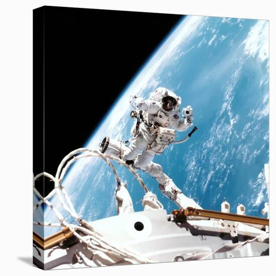 ISS Space Walk-null-Stretched Canvas