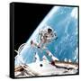 ISS Space Walk-null-Framed Stretched Canvas