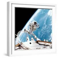 ISS Space Walk-null-Framed Premium Photographic Print